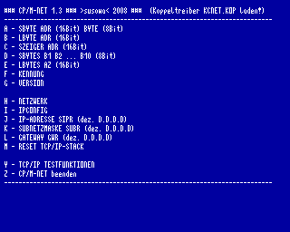 KCNET-Testfunktionen KCNET-Testfunktionen